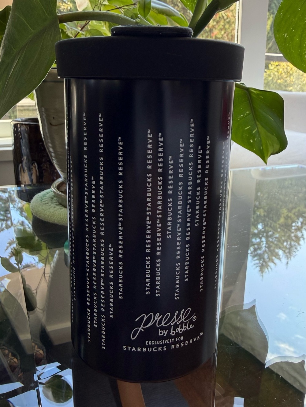 Starbucks Reserve x Presse by Bobble Matte Black Travel Tumbler